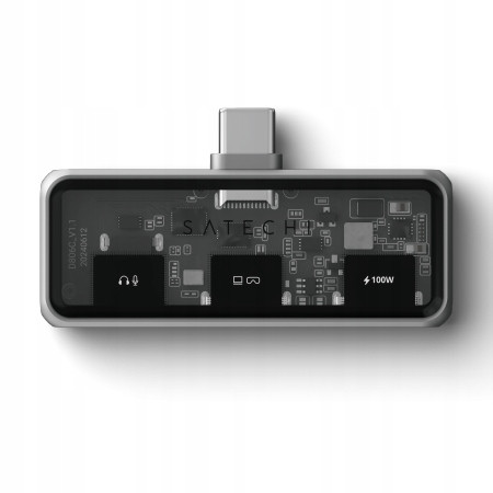 Satechi Mobile Xr Hub with Audio mobilní Usb-c adaptér (1x Usb-c 100W Pd;