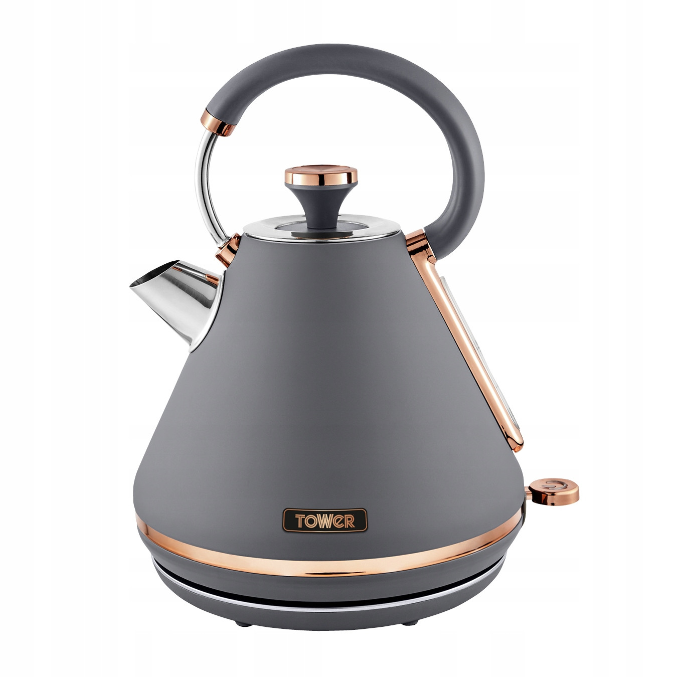 Rychlovarná konvice Tower T10044RGG stříbrná/šedá 3000 W 1,7l