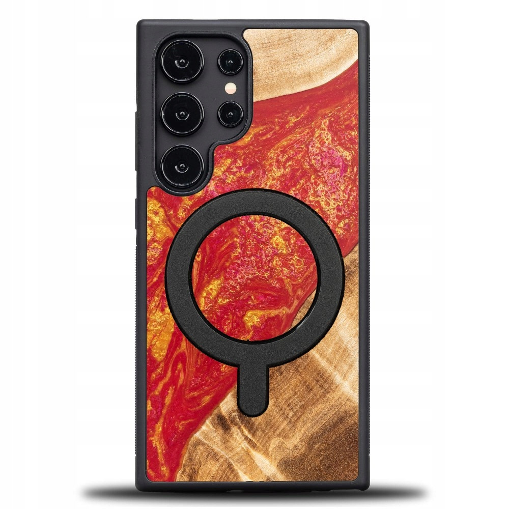Bewood Unique Pouzdro pro Samsung Galaxy S25 Ultra Neony Paris s MagSafe