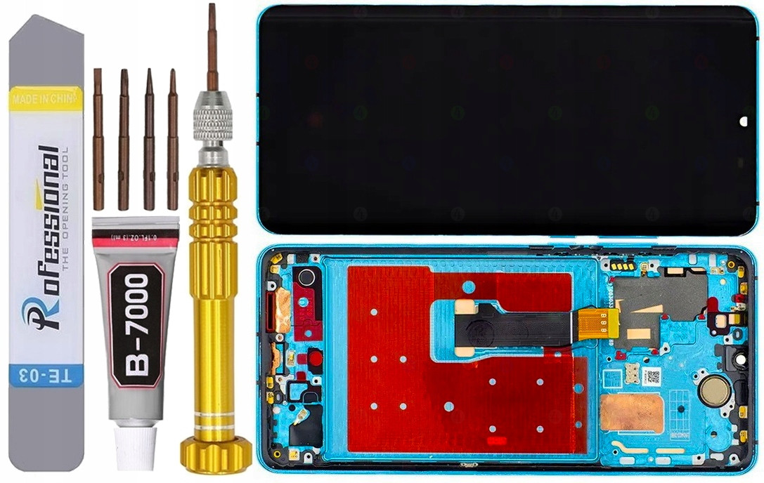 Huawei P30 Pro Oled LCD Displej +rámeček Aurora