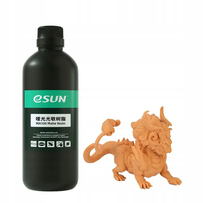 eSun pryskyřice MA100 Resin White Clay Matný červený jíl Red Clay 1000g
