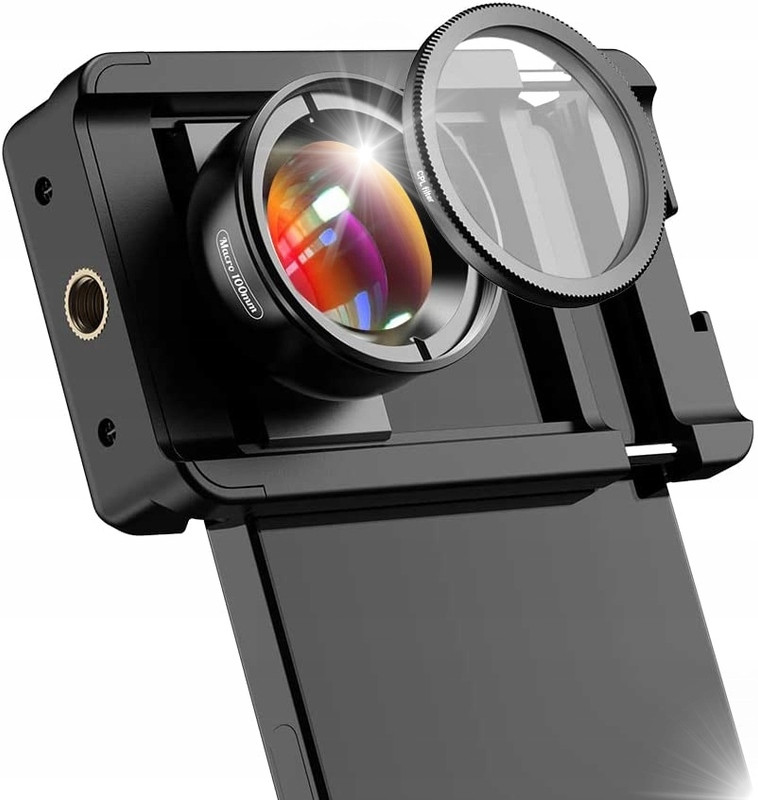 Apexel Objektiv 100mm Makro Cpl Case Pro Smartphone Držák Pouzdro Pro Telefon