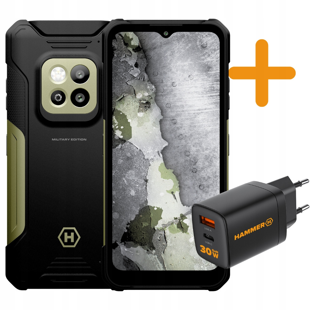 Smartphone Hammer Construction 2 5G Military Edition Nabíječka Hammer 30W