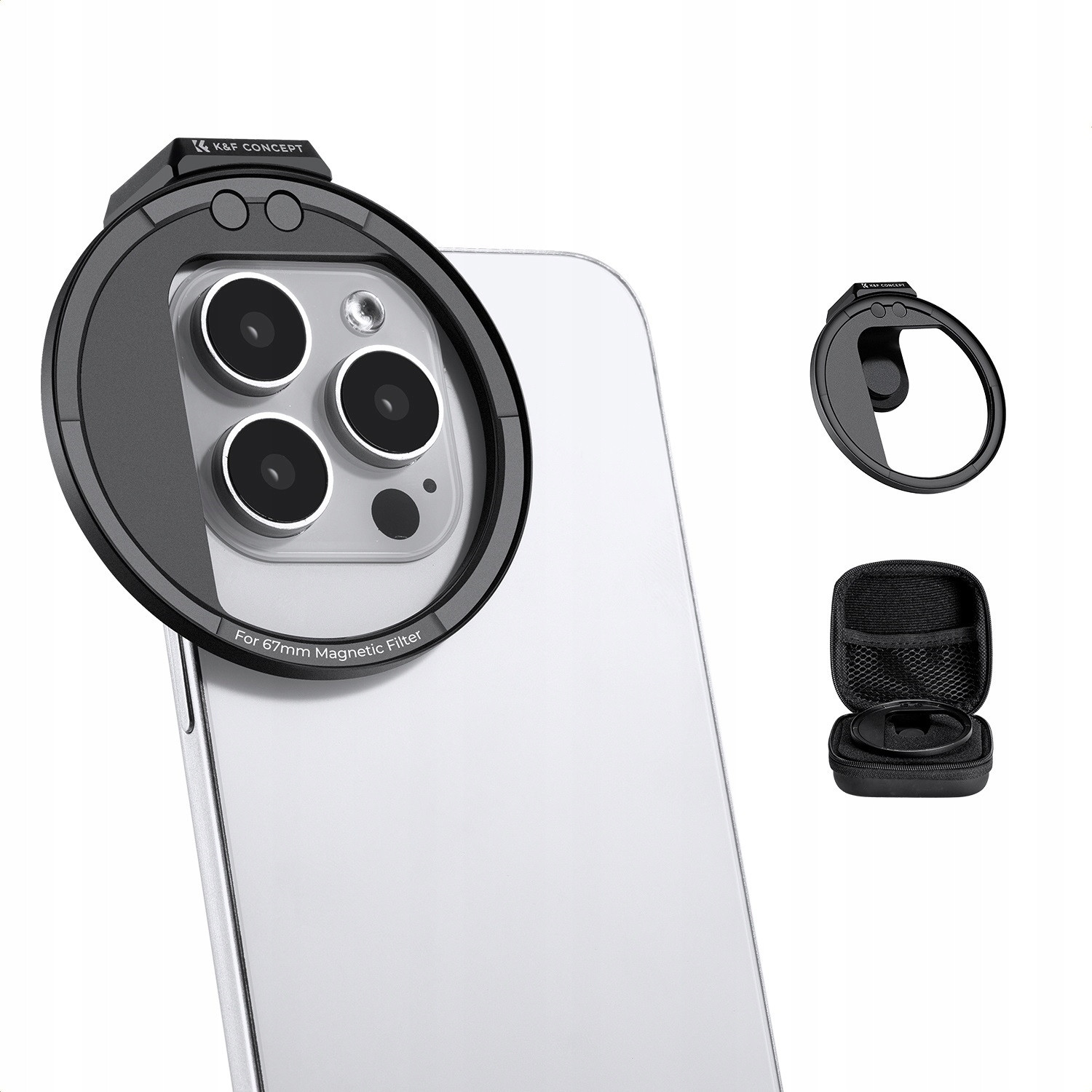Univerzální klip K&f na magnetické filtry pro iPhone/Samsung S22/S23 Ultra