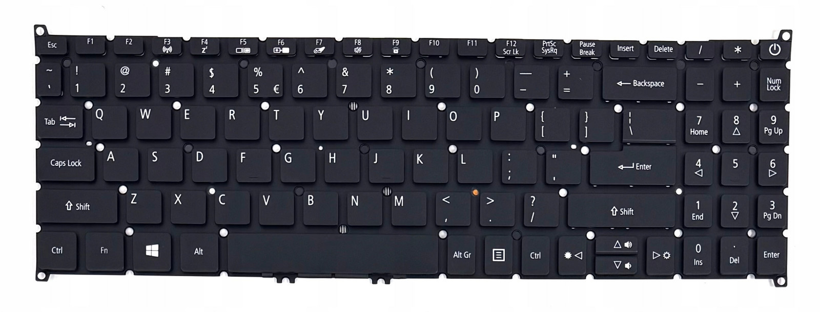 Klávesnice Pro Acer Aspire A15-51 A15-51M Podsvícená