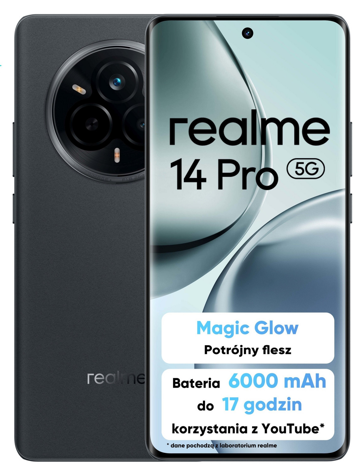 Smartphone realme 14 Pro 5G 12/512GB Dual Sim Nfc Oled Šedý Suede Grey
