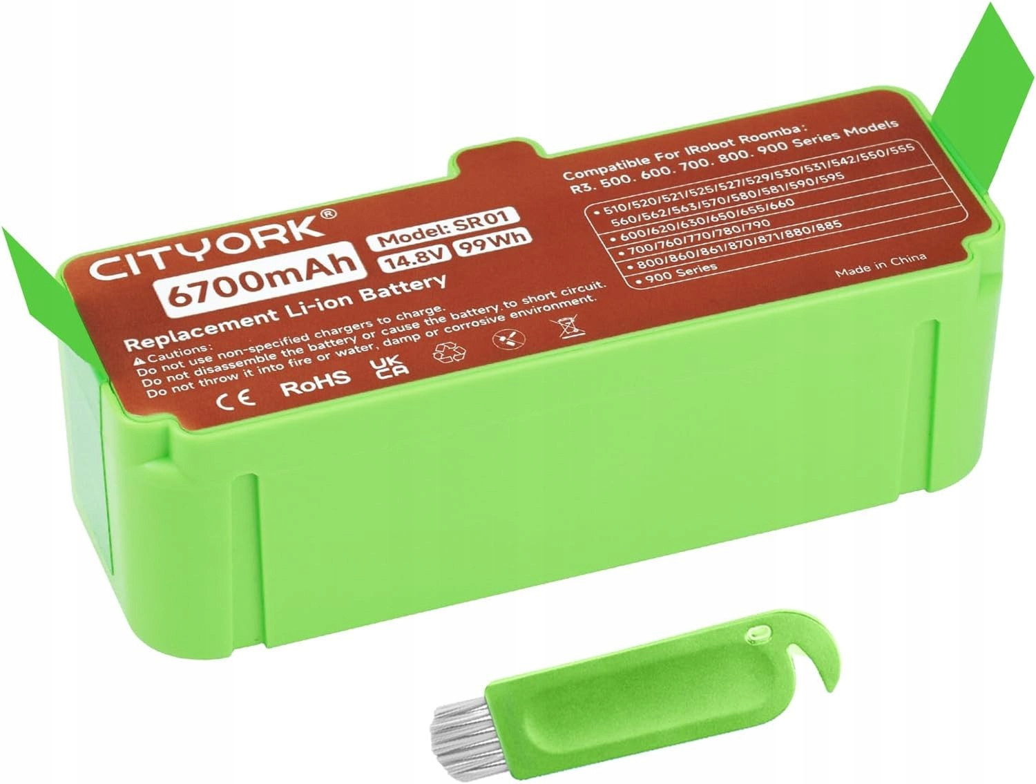 Cityork Akumulátor baterie 6700 mAh pro iRobot Roomba 900/800/700/600/500
