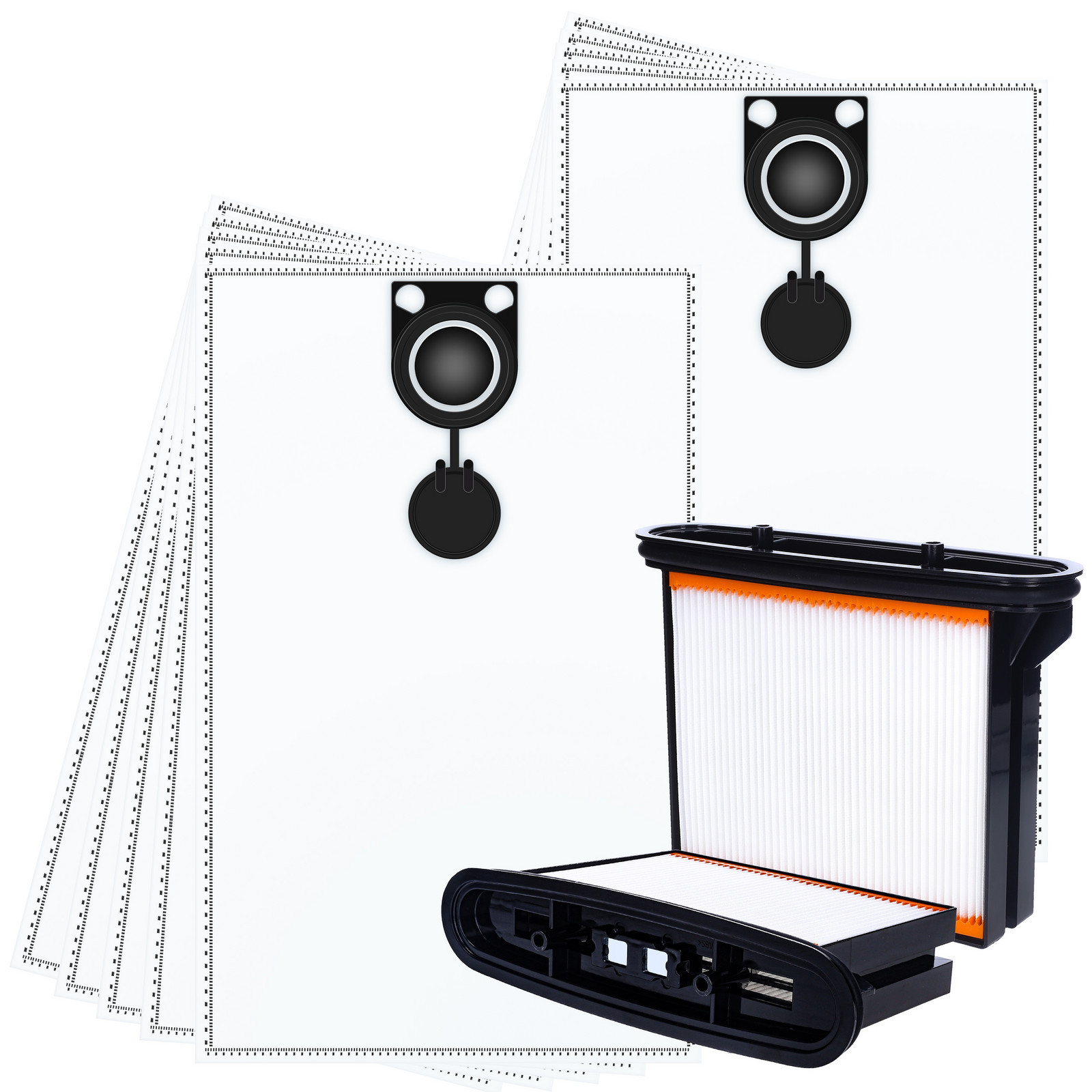 10x Sáčky pro Bosch Starmix Isc Ardl 1425 1450 1625 Ewsr Asr 2025 35 Filtr