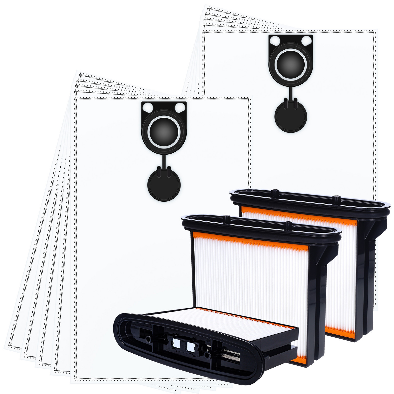 10 Sáčky pro Bosch Starmix Isc Ardl 1425 1450 1625 Ewsr Asr 2025 35 2x Filtr