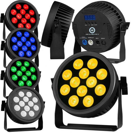 LIGHT4ME Cree Alu Penta Par 12 Par reflektor