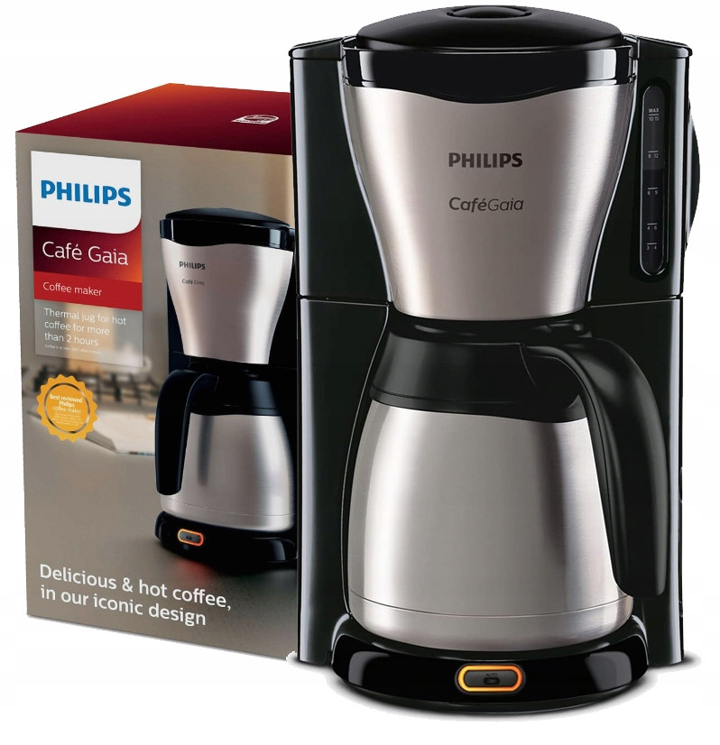 Překapávač Na Kávu Philips HD7546/20 Cafe Gaia 1,2L Termo Konvice