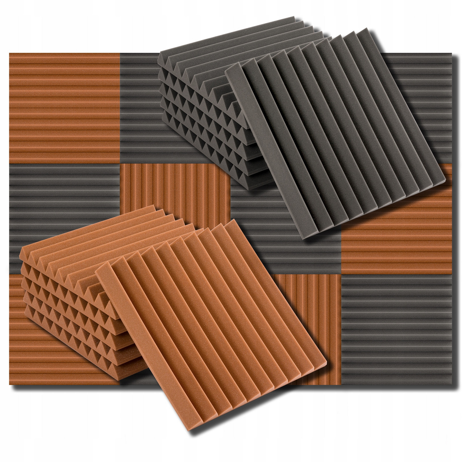 Pěny houbička akustická podložka klíny trojúhelník absorbér přebytečného hluku měkká