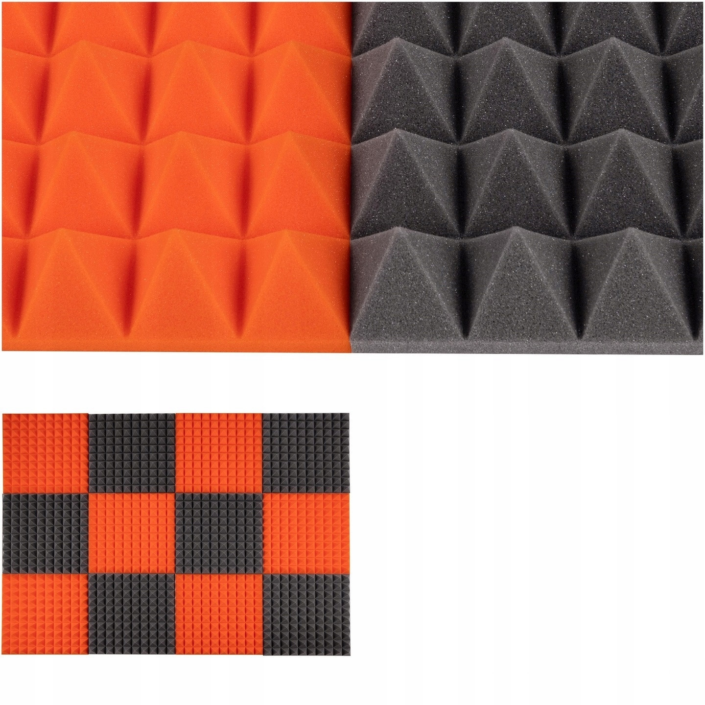 Stropní akustický panel Pyramidy 12 ks 3m2 Ideální do studia