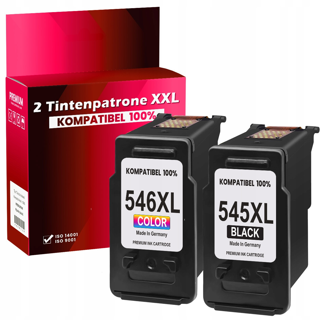 2x Inkoust 545 +546 pro Canon TS3150 TS3450 MG2550s XL