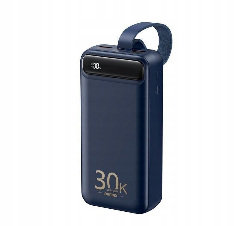 Powerbank Remax Bole Série 30000mAh Pd 20W+QC 22,5W Modrá