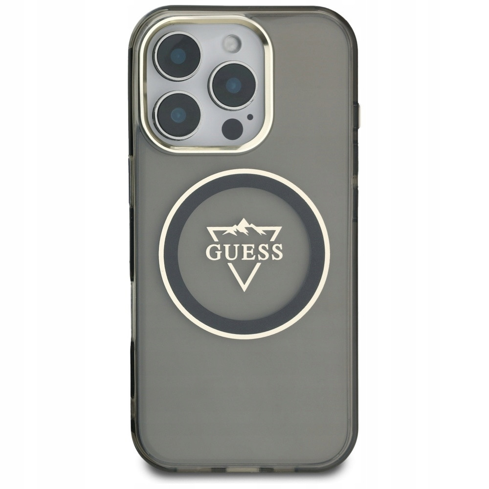 Pouzdro Guess IML Logo obal MagSafe kryt pro iPhone 16 Pro