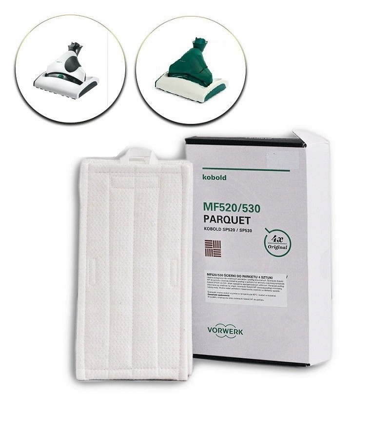 Návlek utěrka Parket pro SP520-530 Vorwerk Kobold 4ks