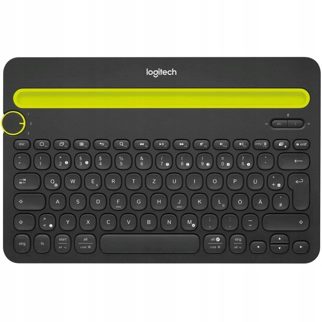Bezdrátová klávesnice Logitech K480 Německý Qwertz čip