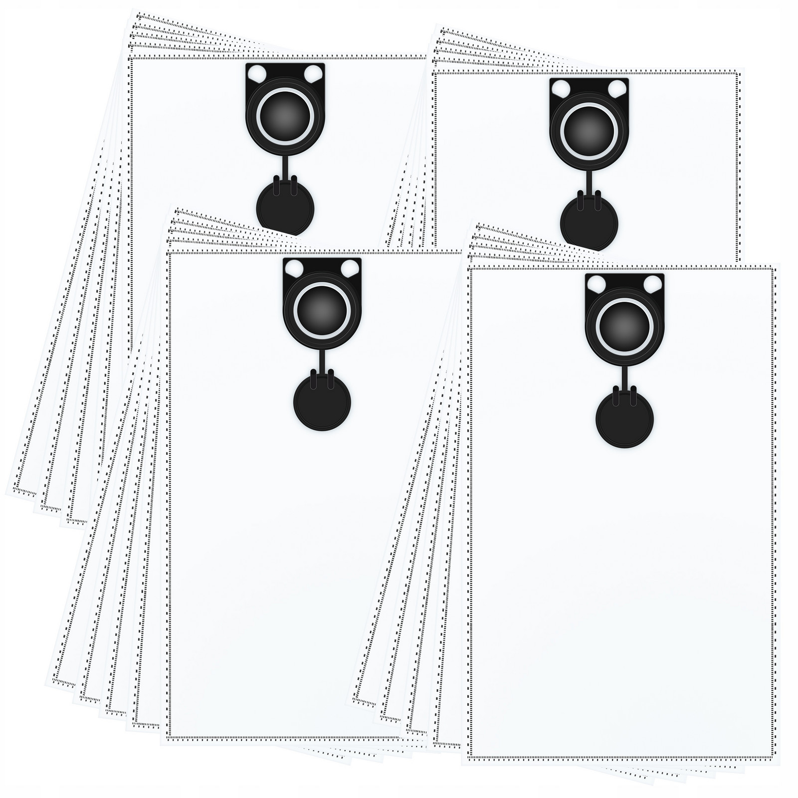 20 x Sáčky Do Bosch Gas 25 Starmix Fb 25 Metabo