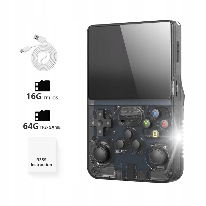 Přenosná herní konzole R36S Retro, 3,5