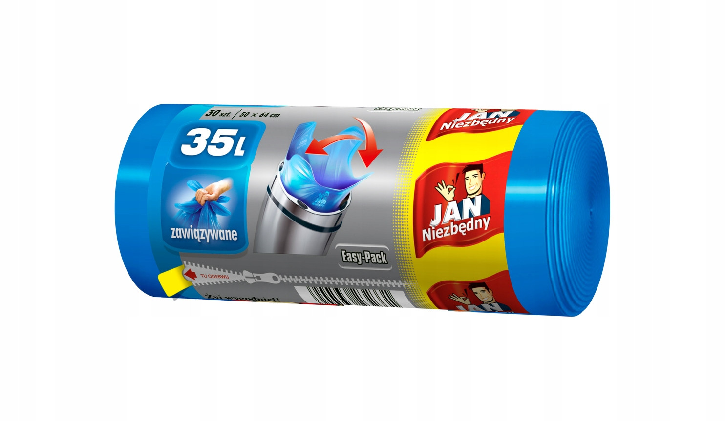 Jan niezbędny Sáčky Hd easy pack modré 35l