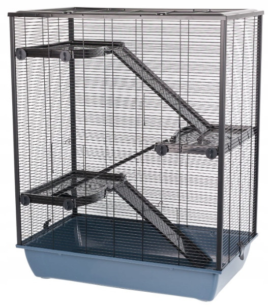 Velká Klec Pro Hlodavce Křečka Inter-zoo 78CM Diego Pl+skládací Příslušenství