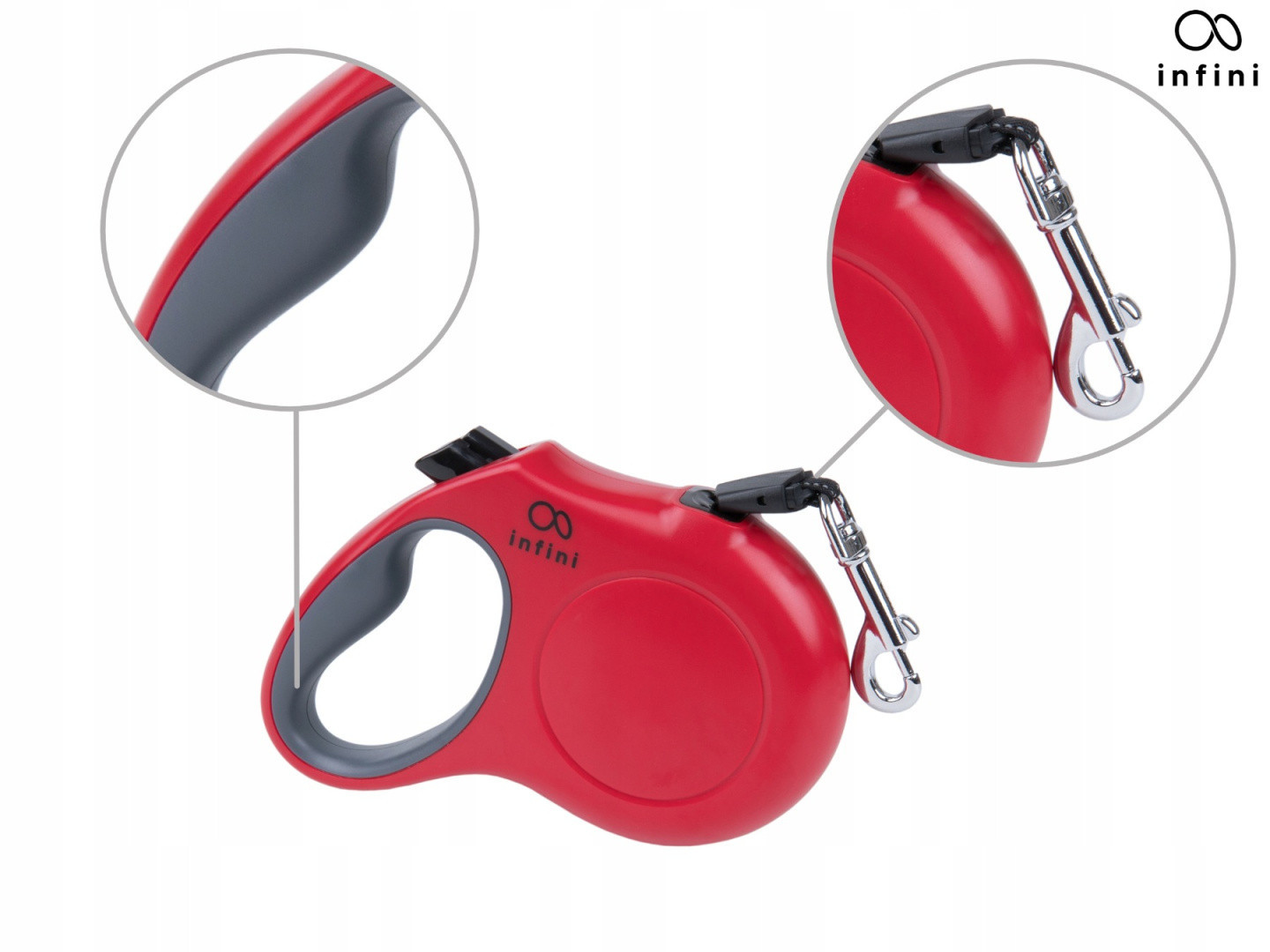 infini Vodítko automatické Freedom L 25kg Červené