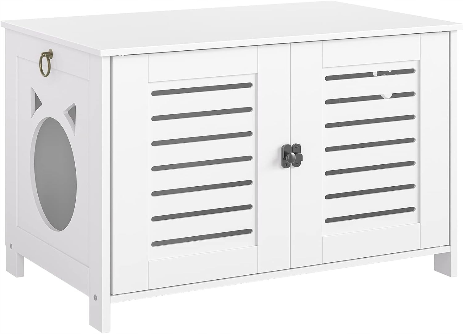 Domeček pro kočky Kyveta Skříňka Toaletní stolek Komoda s dvojitými dveřmi