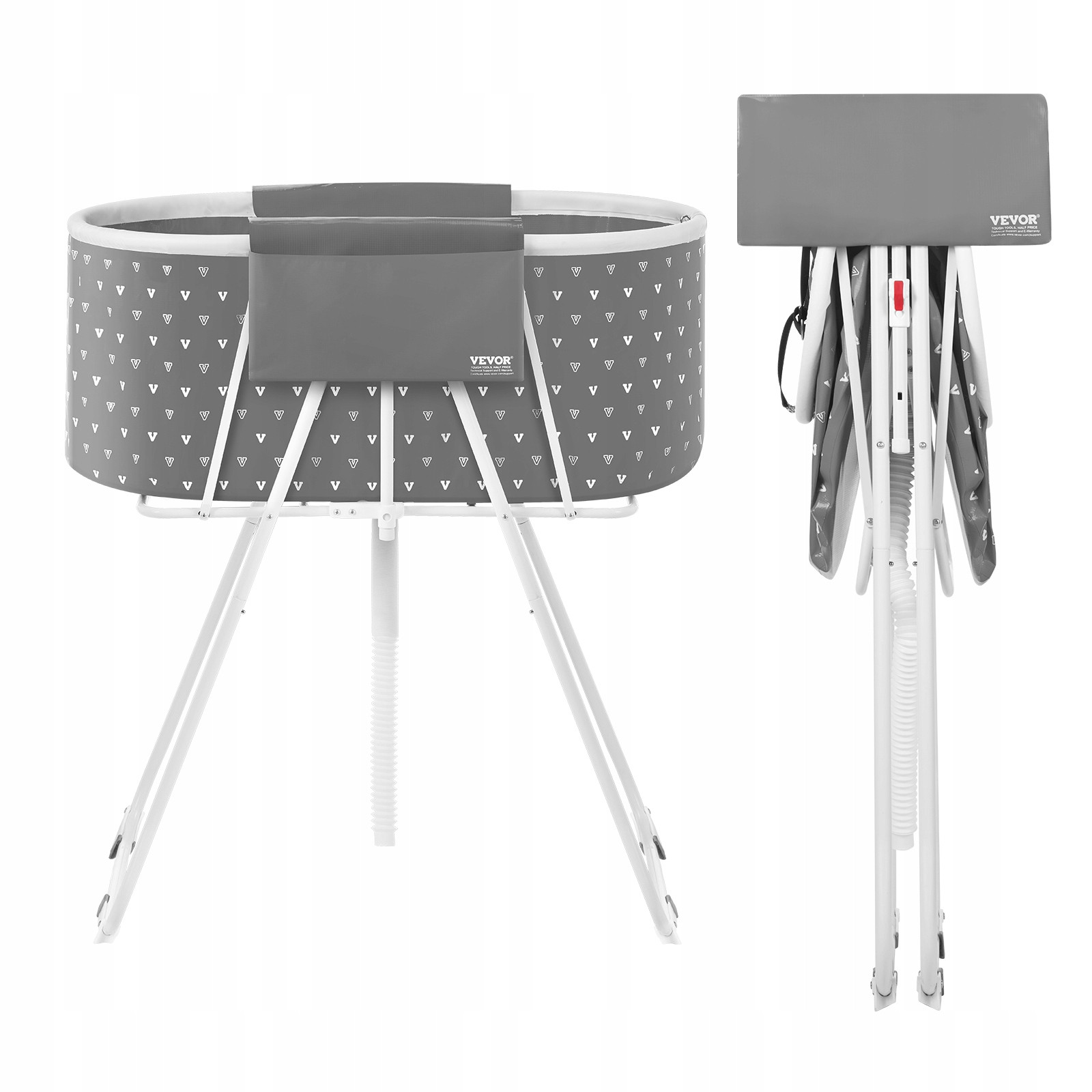 Vevor Wanna Dla Psa 100 kg Dla Zwierząt Małych Średnich Zwierząt Jasnoszary