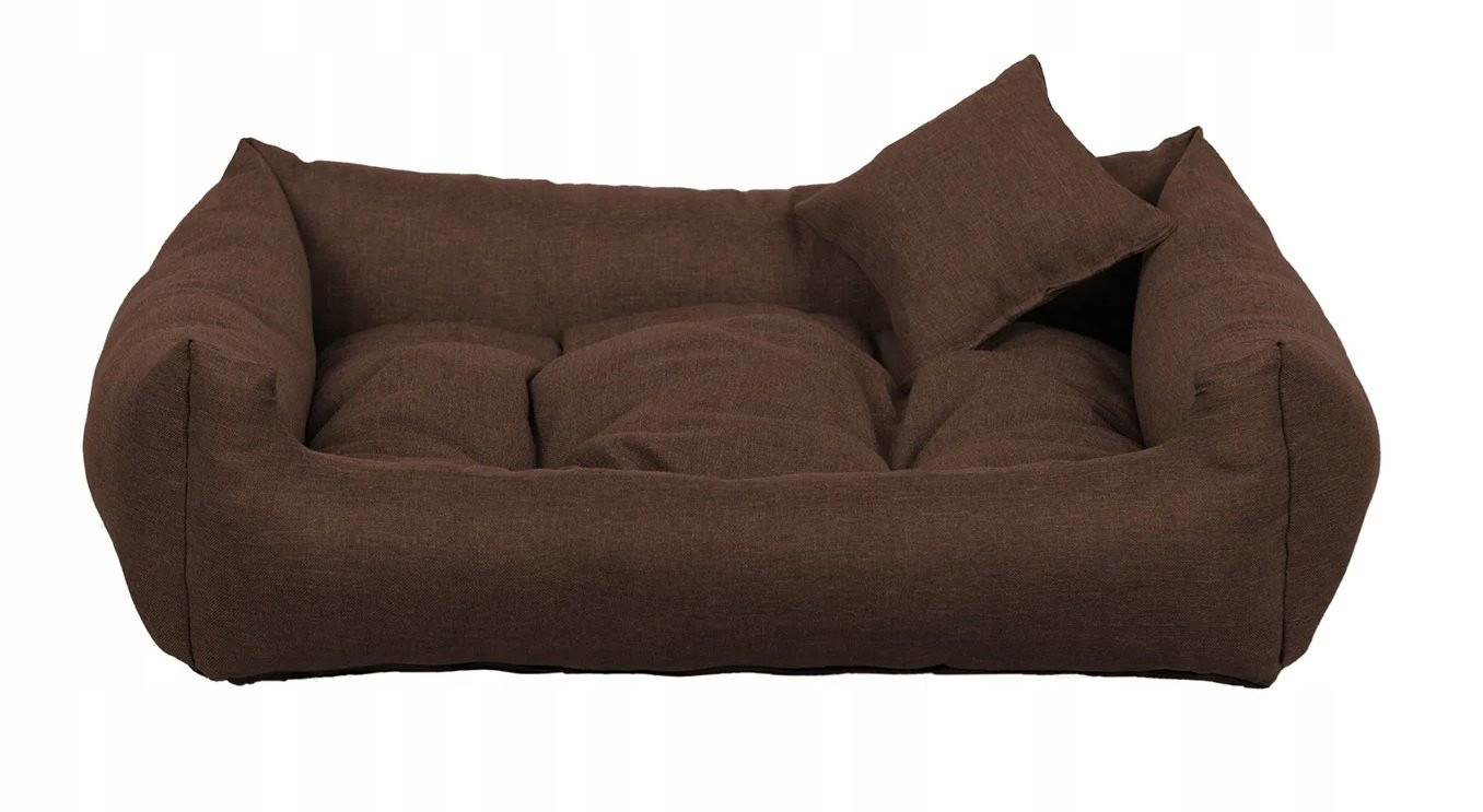 Sawana obdélníkový pelech pro psa, hnědý 80 cm x 65 cm