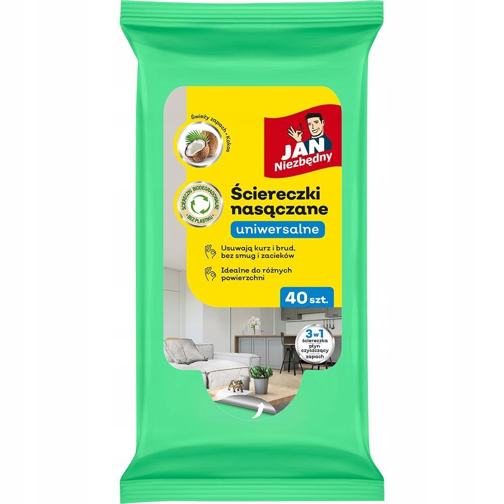 Jan Niezbędny Utěrky Napuštěné Univerzální 40KS