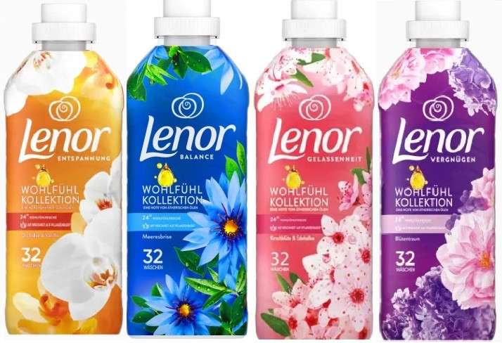 Lenor tekutá aviváž Set 4 x 800 ml Originální z Německa