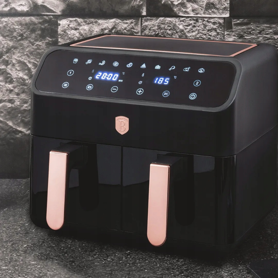 Fritéza s dvojitým košem 4L+4L BerlingerHaus BH-9659 Black Rose