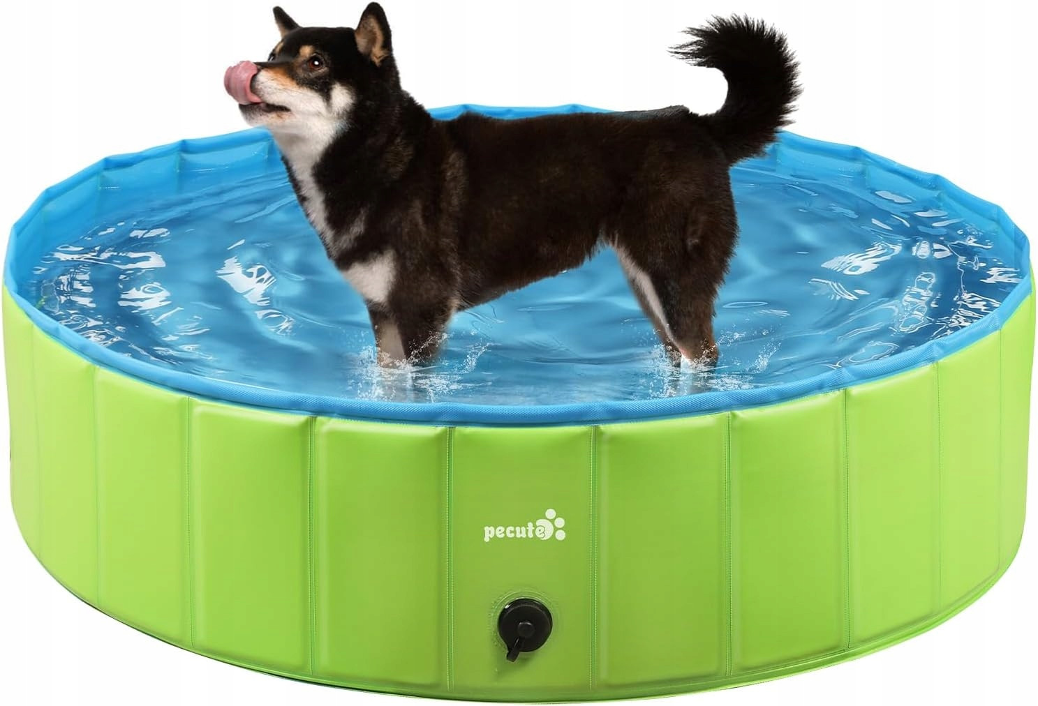 Bazén Pro Psa Zvířat Skládací Zelený 120X30 330L