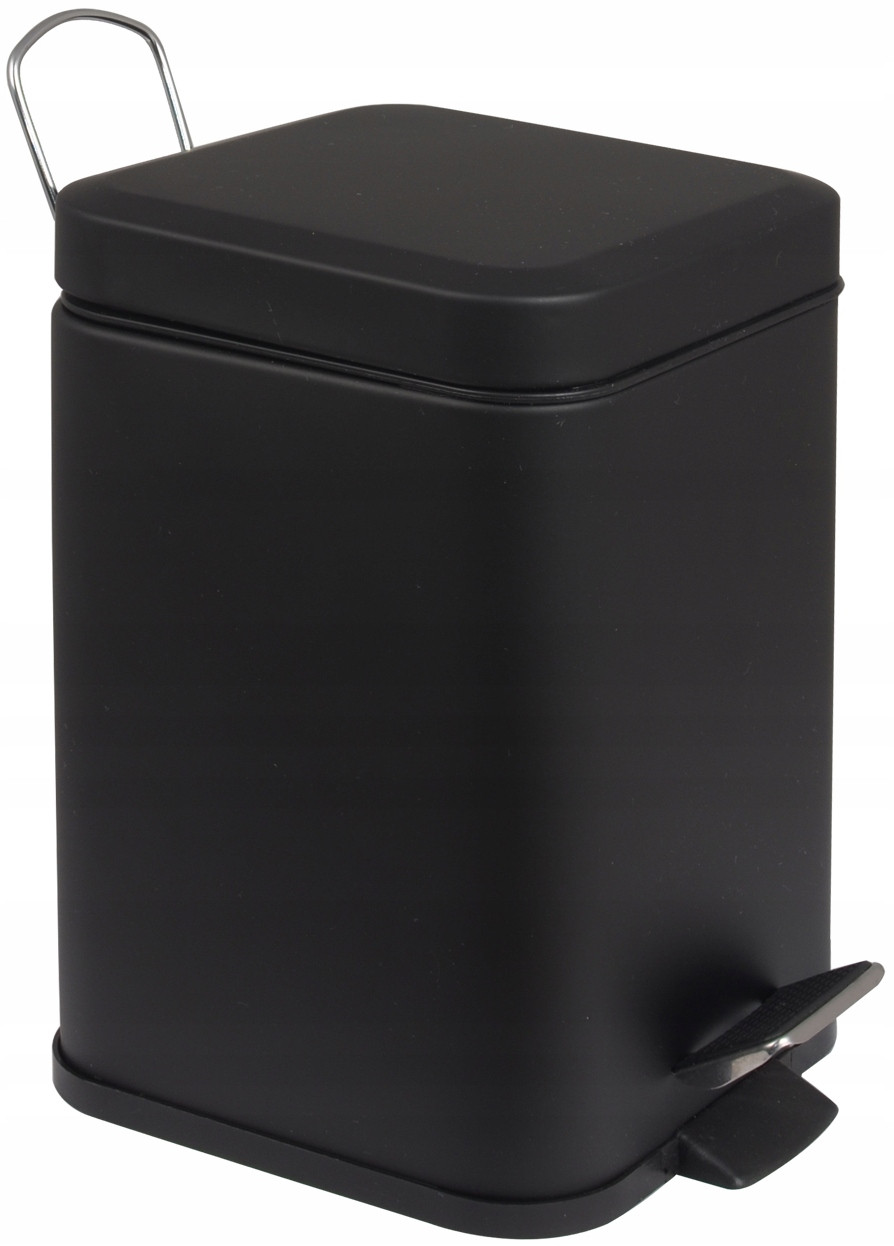 Odpadkový Koš Kuchyňský Koupelnový Popelnice Černý Mat 3L