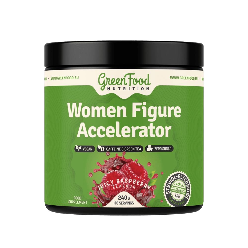 GREENFOOD NUTRITION Women Figure Accelerator šťavnatá malina 240 g