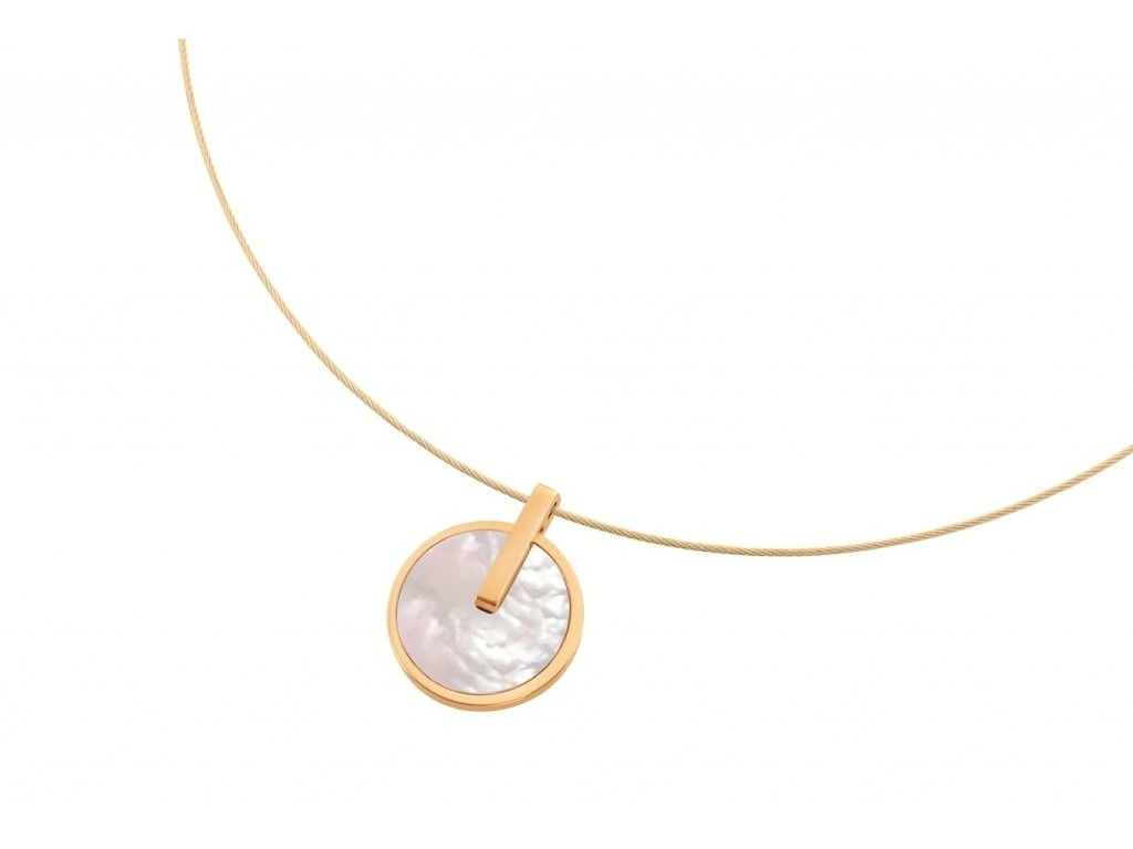 Boccia Titanium Módní titanový přívěsek s perletí 07028-02