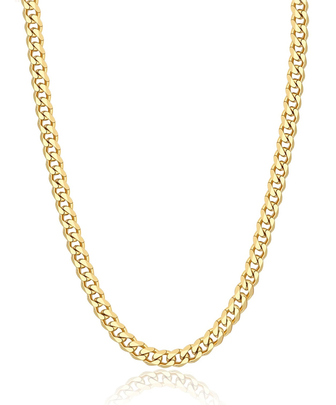 S'Agapõ Pánský pozlacený řetízek z oceli Pancer Ripple SRP54