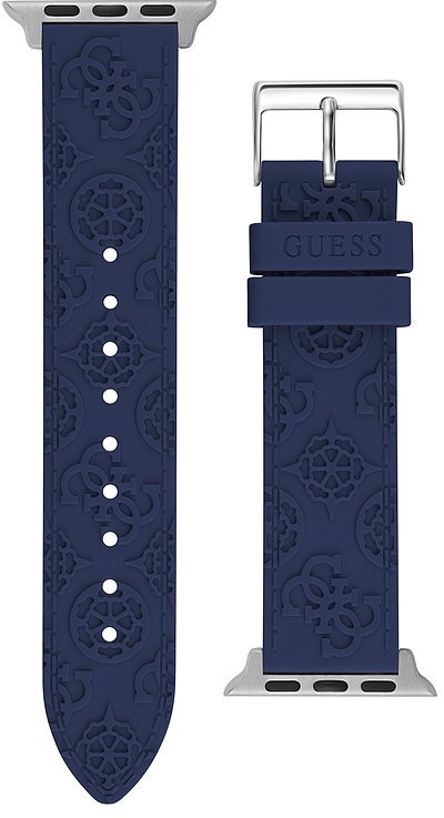 Guess Silikonový řemínek pro Apple Watch (38 - 41 mm) - Blue CS2003S2