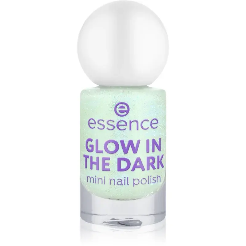 essence GLOW IN THE DARK lak na nehty mini odstín 01 5 ml