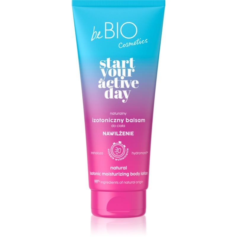 beBIO Start Your Active Day hydratační tělový krém 200 ml