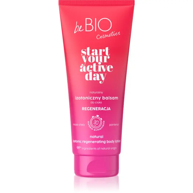 beBIO Start Your Active Day regenerační tělový krém 200 ml
