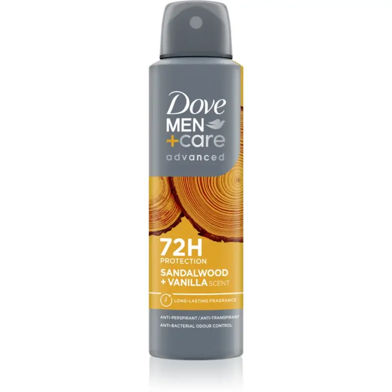 Dove Men+Care Advanced osvěžující deodorant pro muže Sandalwood&Vanilla 150 ml