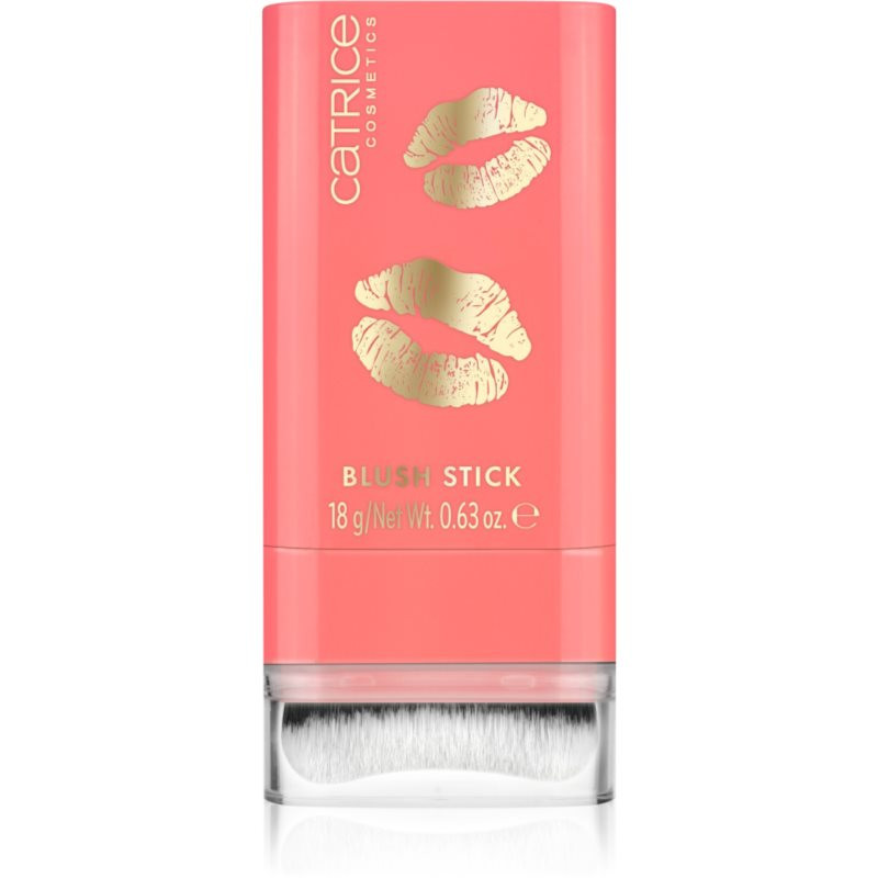 Catrice KISS & GLOW krémová tvářenka v tyčince odstín C01 Cheeky Flirt 18 g