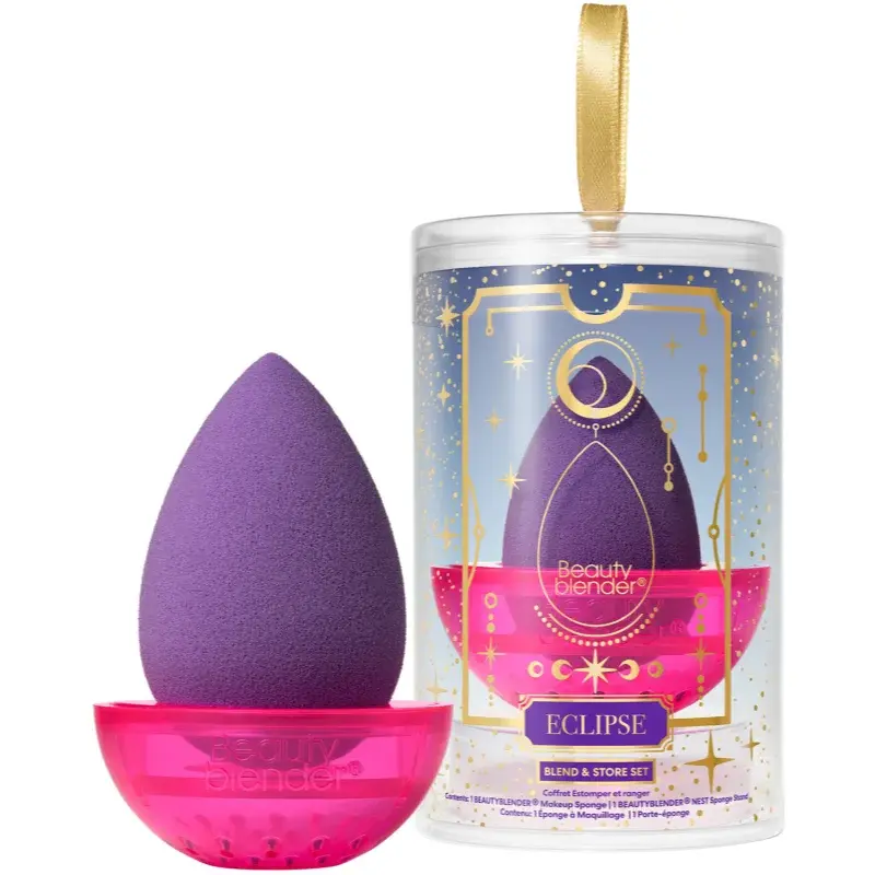 beautyblender® Blend & Store Set houbička na makeup s podstavcem