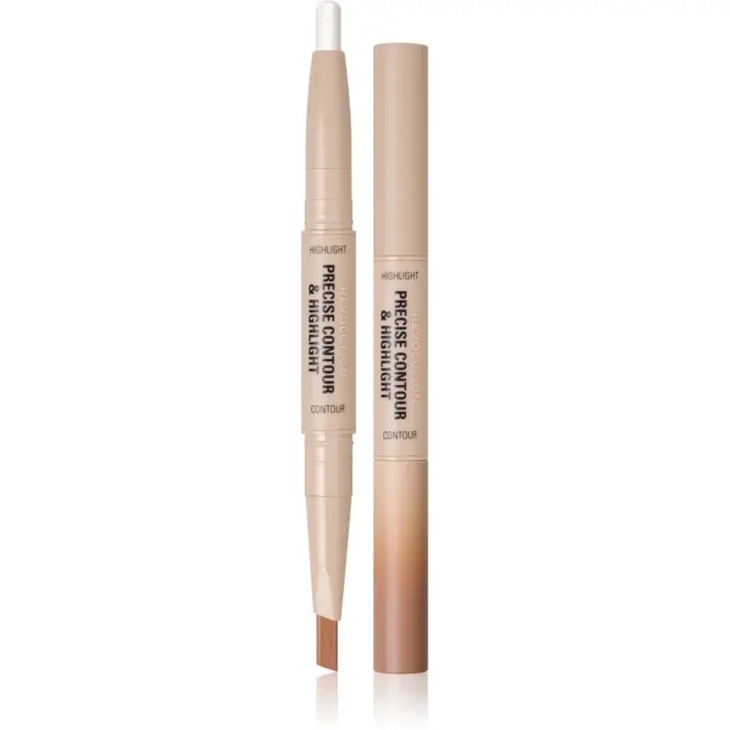 Makeup Revolution Precise Contour & Highlight oboustranná konturovací tyčinka odstín Light 1.45 g