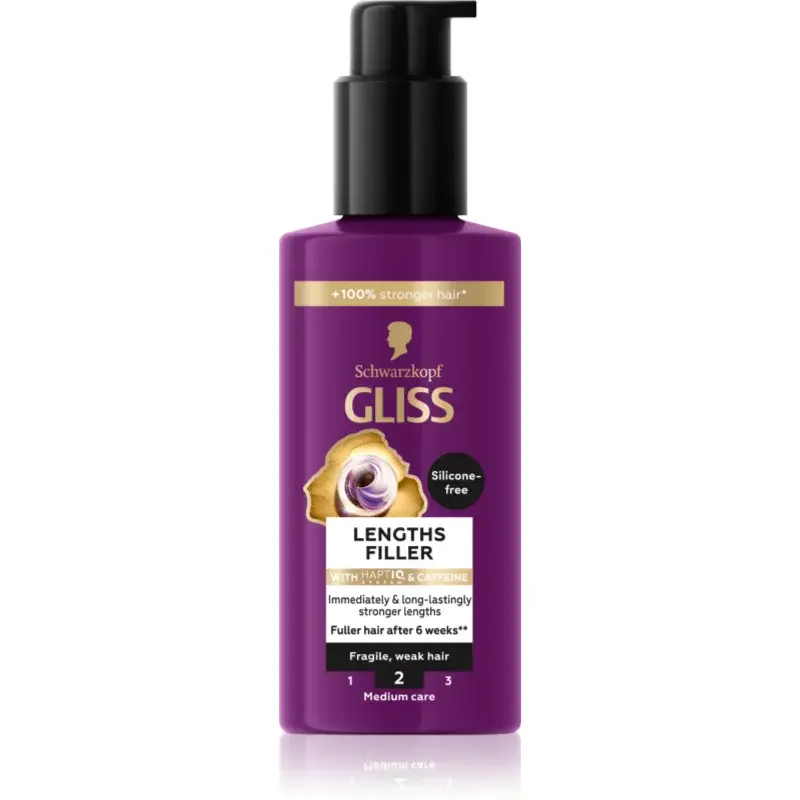 Schwarzkopf Gliss Liquid Silk posilující sérum pro suché a křehké vlasy 100 ml