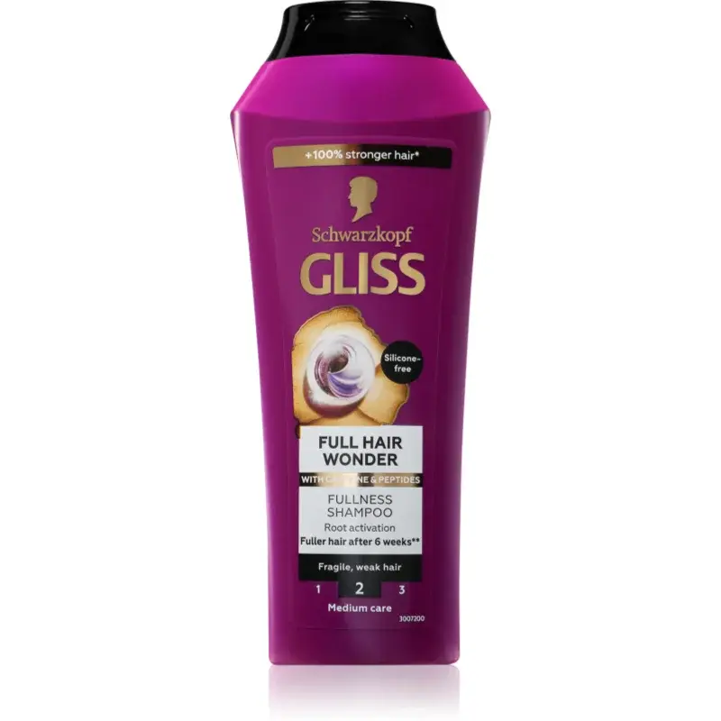 Schwarzkopf Gliss Full Hair Wonder regenerační šampon pro oslabené vlasy 250 ml