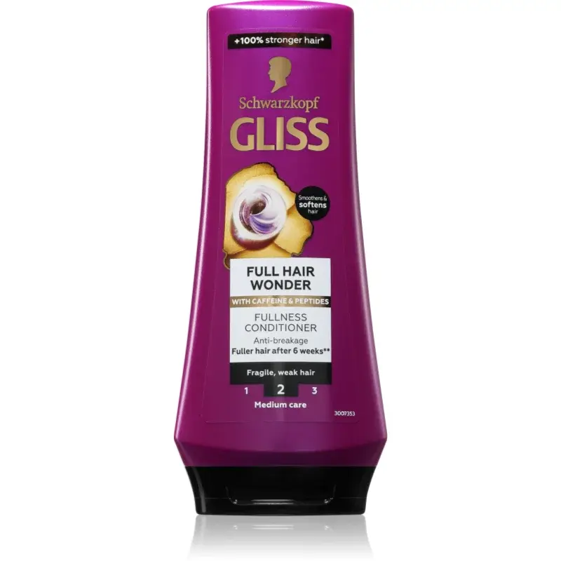 Schwarzkopf Gliss Full Hair Wonder regenerační balzám pro křehké vlasy 200 ml