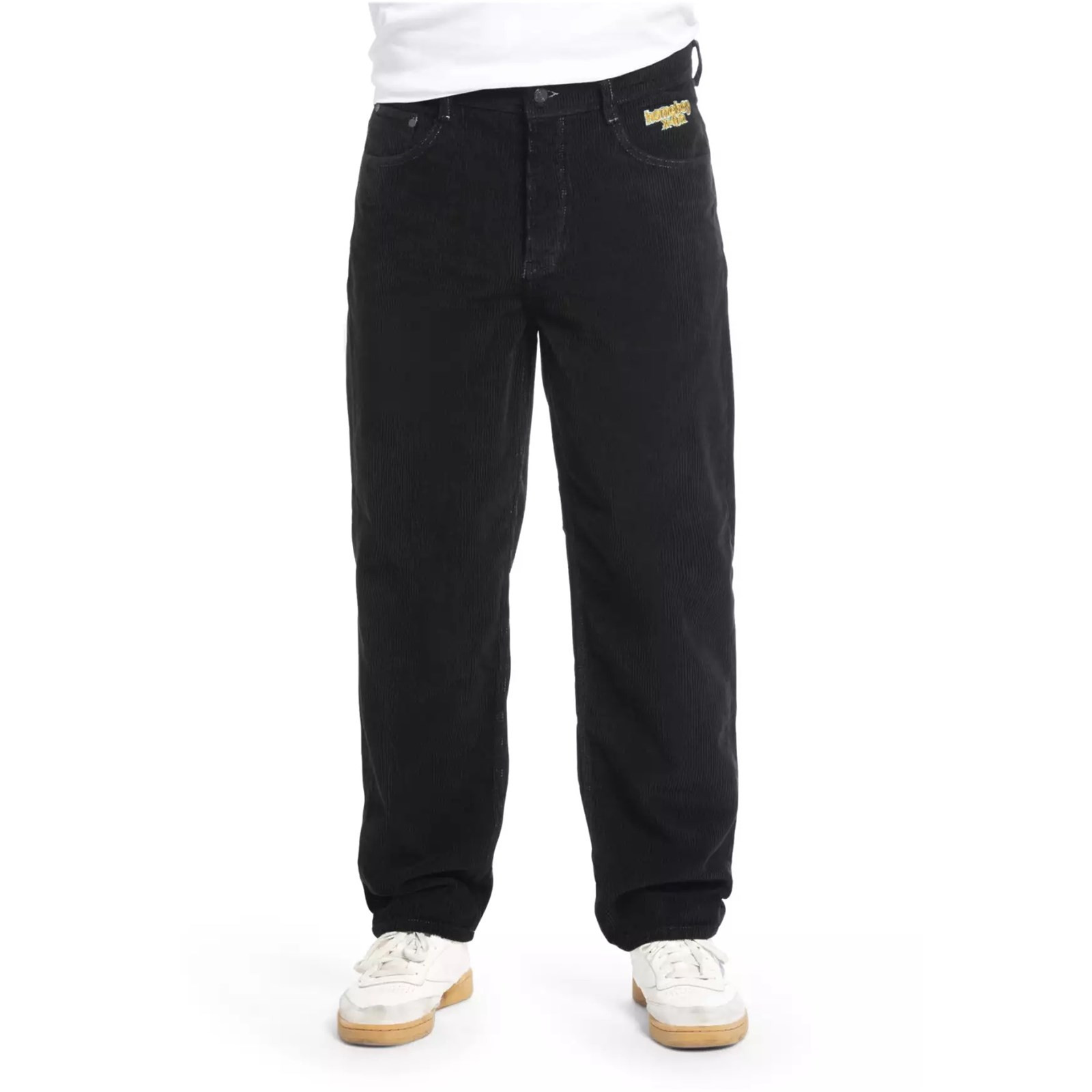 kalhoty HOMEBOY - x-tra BAGGY Cord Pants Black-10 (BLACK-10) velikost: 29/30